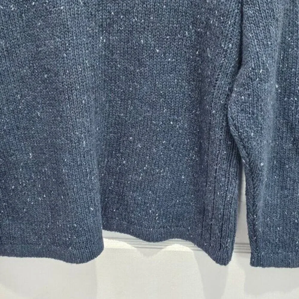 NG Men's XL Blue Knit Sweater - Vintage Style Made In Hong Kong - Picture 11 of 15